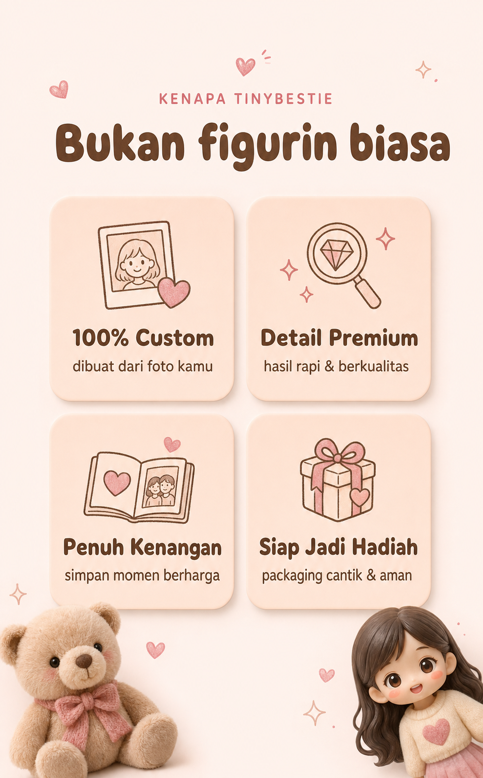 Kenapa tinybestie — custom, premium, kenangan, hadiah